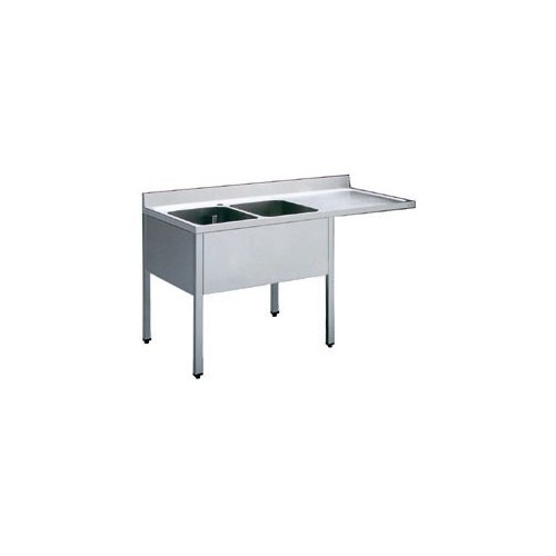 Lavello 160x70x85 acciaio inox