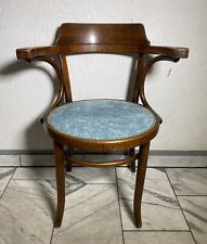 Una sedia/sedia da scrivania con braccioli antichi Thonet/Cosmos anni '20