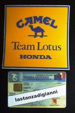 ADESIVO CAMEL TEAM LOTUS HONDA Collezione Privata STICKER ORIGINALE