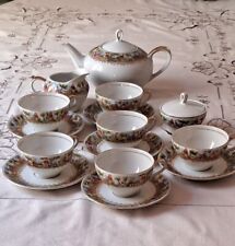 Servizio Tazze Da The Antico Per 6 Persone