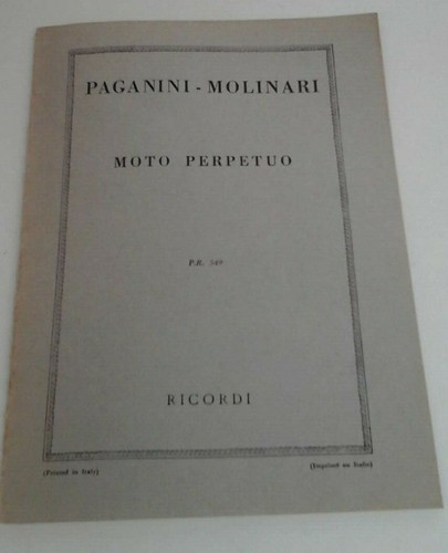 Paganini molinari moto - molinari,