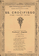 BAGNI DI LUCCA. FESTEGGIAMENTI IN ONORE DEL SS. CROCIFISSO. 1950, ANNO SANTO.