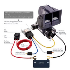 12V Car Trumpet Mounting