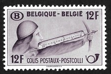 Belgium 1946 Archer with Train