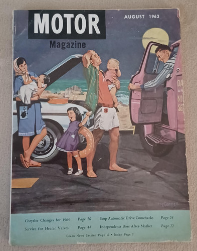 Vintage motor magazine - motor,