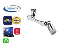 Rubinetto Girevole Prolunga Lavandino Aeratore Cucina Bagno Rotazione 1080 Gradi