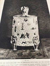 ARTI DECORATIVE DEL '900-CERAMICHE-MOBILI-VETRI-ARGENTI-TESSUTI-GIO' PONTI-1930