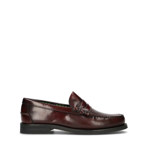 Saxone mocassino uomo bordeaux - uomo,