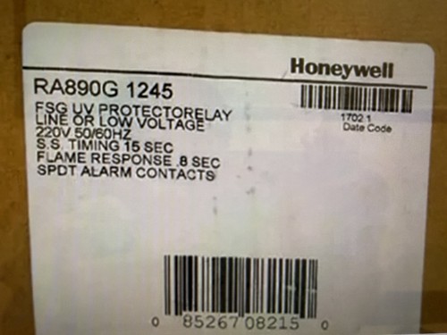 Honeywell ra890g 1245 - ra890g,