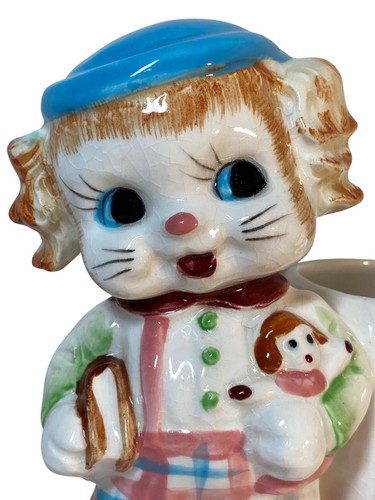 Gatto kitschy deco fioriera - deco,