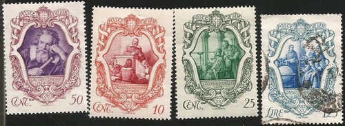 Francobolli galileo galilei - galilei, e
