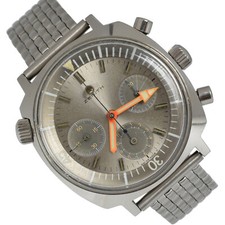 ZENITH Diver cronografo A3736 Super Sub quadrante grigio mare serie completa anni 1969