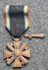 FASCISTA ORIGINALE M.V.S.N. CROSS SERVICE AO CROCE ANZIANITÁ 10 ANNI CC.NN. GLADIO