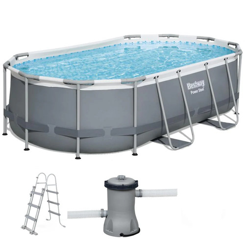 Piscina fuoriterra ovale - fuoriterra,