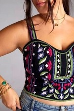 Anthropologie top crop top