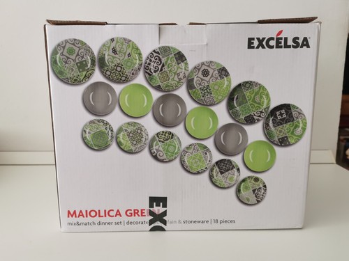 Piatti excelsa maiolica green - piatti,