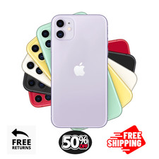 Apple iPhone 11 Unlocked 64GB/128GB - Black, Red, Purple - Free Shipping