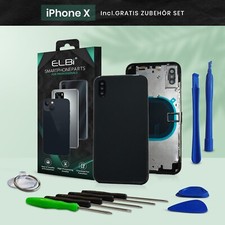 Back cover per iPhone X nera