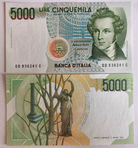 Italy 5000 000 - 5.000, lire
