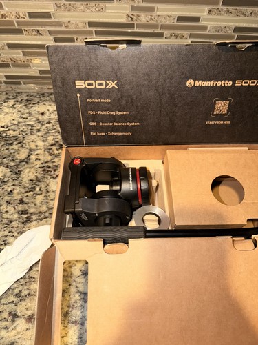Manfrotto 500x testa - testa, fluida