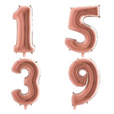 Palloncini Mylar Numeri Rosa