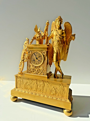 Raro antico orologio camino - antico,