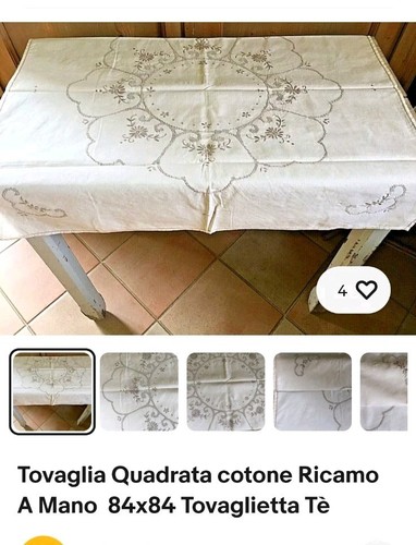 Tovaglia cotone vintage - tovaglia,