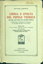 LINGUA E CIVILTA' DEL POPOLO