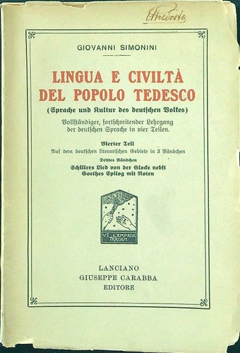 Lingua civilta del - civilta',