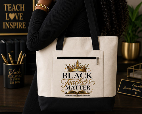 Borsa tote nera insegnanti