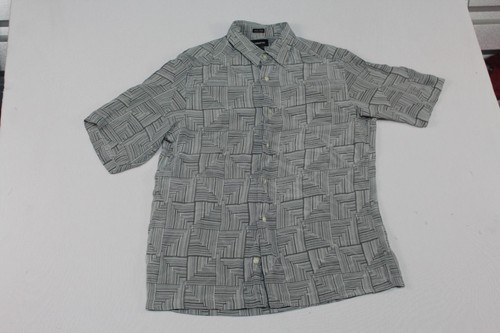 Claiborne men gray shirt - shirt, silk