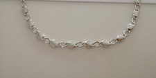 Collana collier oro bianco - collana,