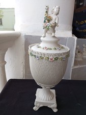 Antica Porcellana Italiana Capodimonte - Vaso - Brocca -