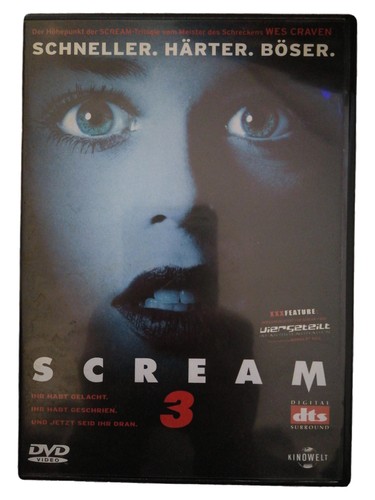 Scream dvd horrorfilm wes - scream, 3