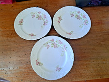 3 Piatti dessert porcellana Limoges GDA  Gerard Dufraisseix Abbot Primi '900