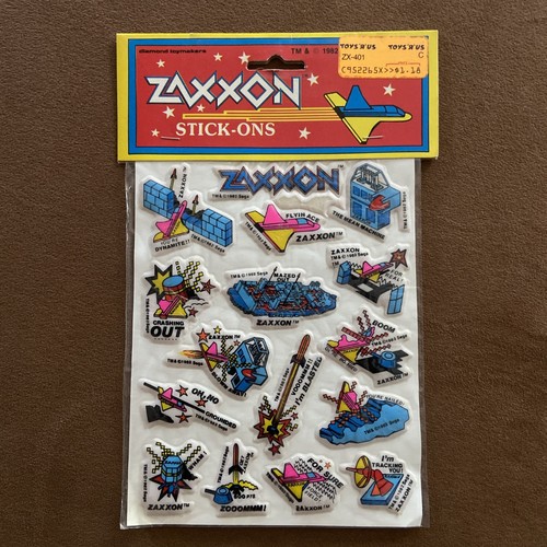 Adesivi vintage zaxxon stick - zaxxon,