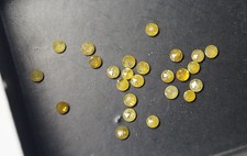 Lotto di 3 ct di diamanti taglio rosa giallo naturale da 2-3 mm, diamanti tag...