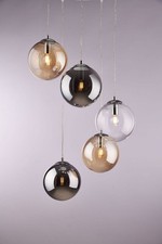 lampadario sfere vetro ball