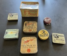 LOTTO 8 SCATOLE DI LATTA