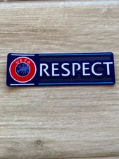 toppa Patch Respect Calcio Champions Maglia Termoapplicabile