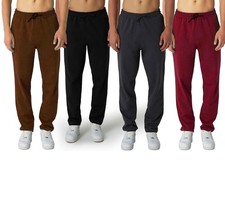 Pantaloni Sportivi Jogger Jogging da Uomo Misto Cotone Allenamento TAGLIE FORTI