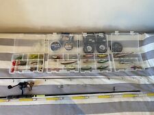 Canna da pesca spinning Seika Shibusa con Borsa barkley ed esche artificiali