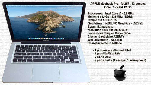 Apple macbook pro a1278 13 - macbook,