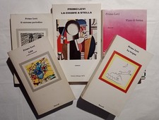 Lotto libri PRIMO LEVI 5 sul sito i singoli titoli Sped. GRATUITA Lotto