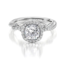 2,00 ct Cushion Cut 14k