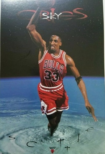 Oop poster scottie pippen - oop, 1998