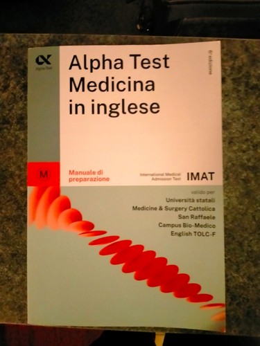 Alpha test medicina inglese - test, in