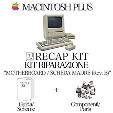 Kit Recap Riparazione Apple Macintosh PLUS Scheda Madre Motherboard Capacitor
