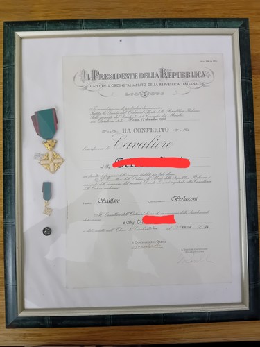 Croce cavaliere ordine al - cavaliere,