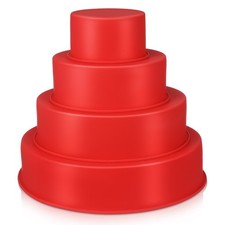  4 Pcs Vassoio Per Torte Stampi Teglia Rotonda Fornitura Di Prodotti Forno